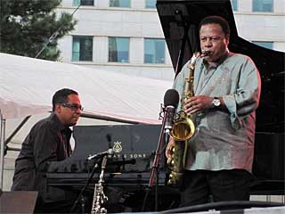 Danilo Perez (piano) and Wayne Shorter (saxophone)